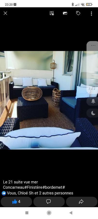La Suite Appartement Pleine Vue Mer Concarneau Luaran gambar